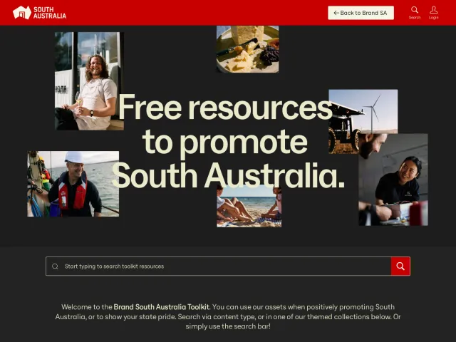 Brand South Australia brand portal: Brand South Australia Toolkit