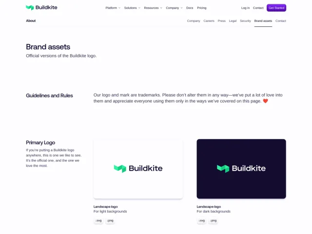 Buildkite press & asset kit: Buildkite Brand
