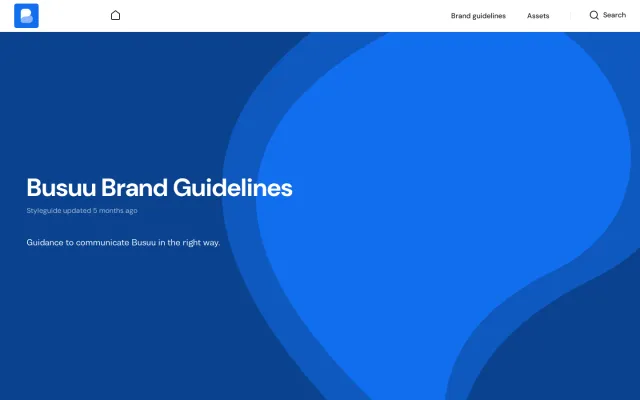 Busuu guidelines: Busuu Brand Guidelines · zeroheight