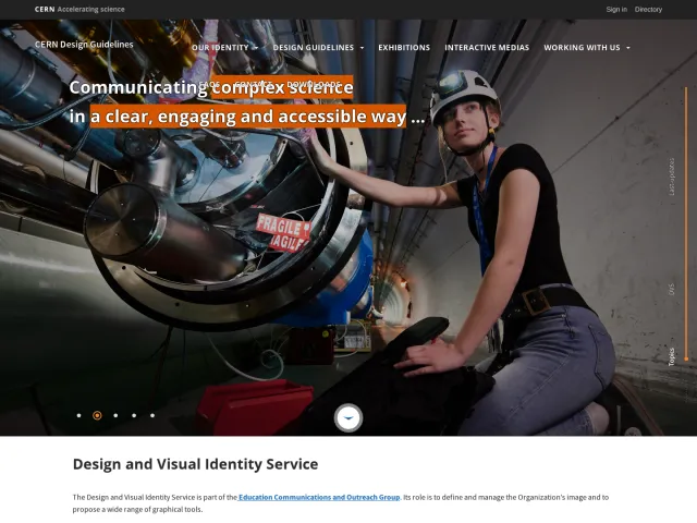 CERN guidelines: homepage