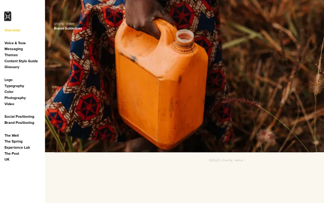 charity: water guidelines: charity: water Brand Guidelines