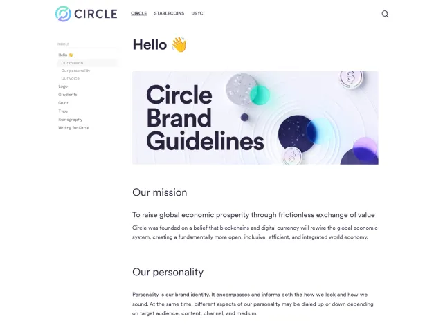 Circle guidelines: Hello 👋