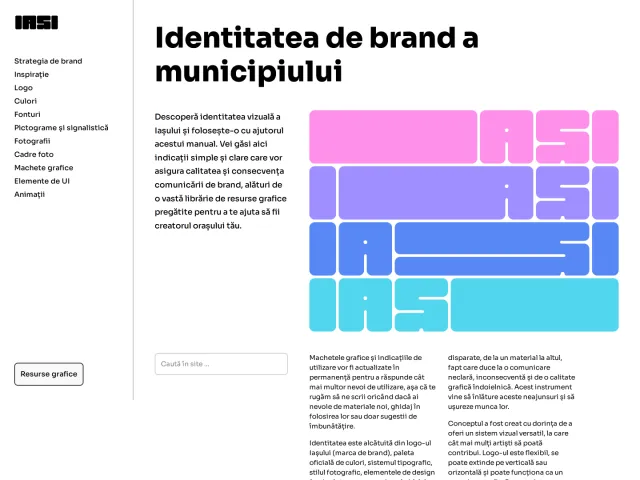 City of Iași guidelines: Iași
