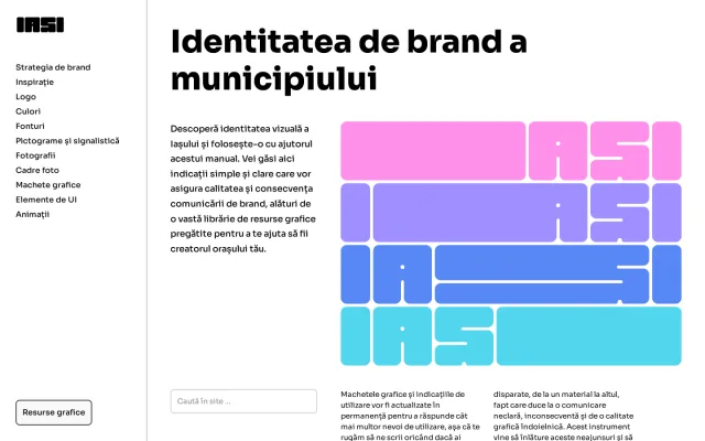 City of Iași guidelines: Iași