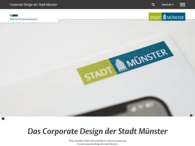 City of Münster guidelines: Corporate Design