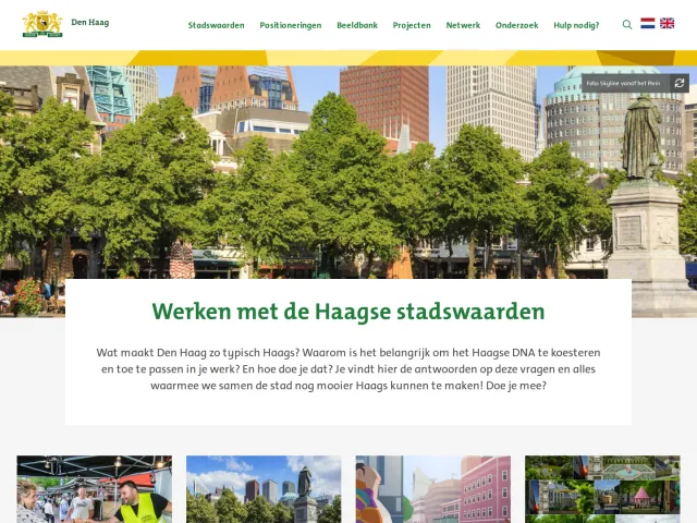 City of The Hague brand portal: Merk Den Haag