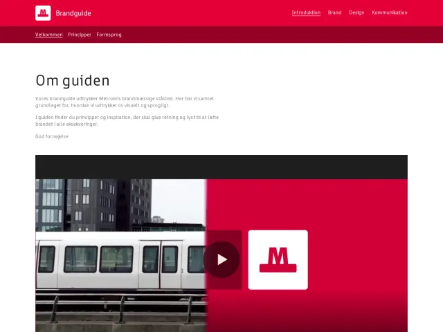 Copenhagen Metro guidelines: Metro