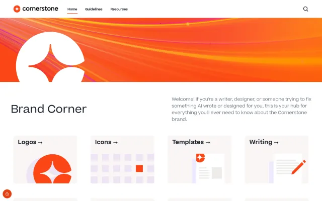 Cornerstone OnDemand guidelines: Home
