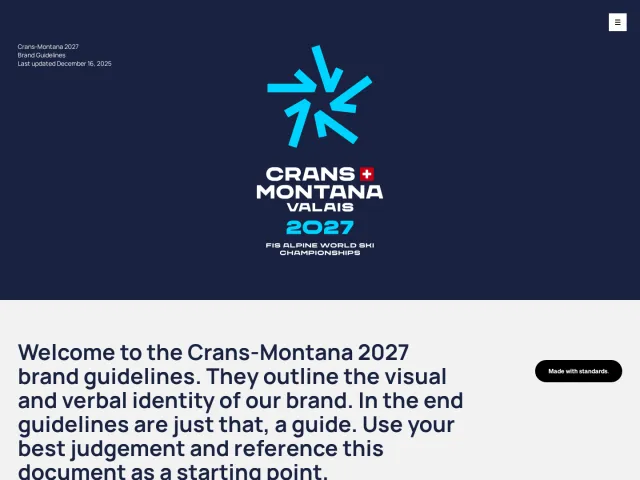 Crans-Montana 2027 guidelines: Crans-Montana 2027