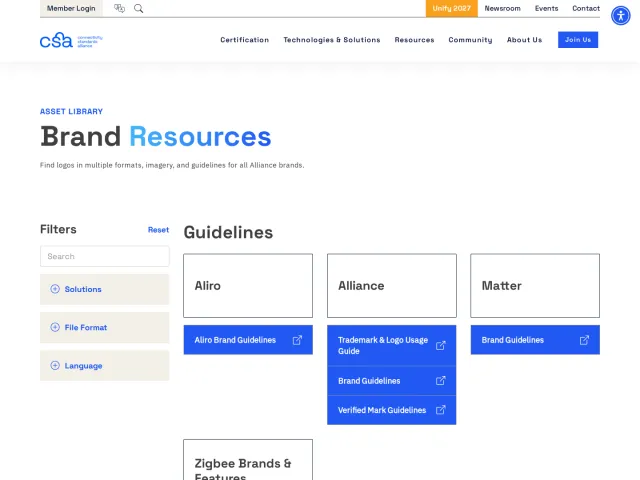 CSA-IoT press & asset kit: Logo and Brand Assets Library