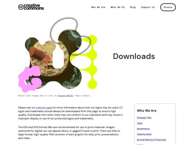 Creative Commons press & asset kit: Downloads