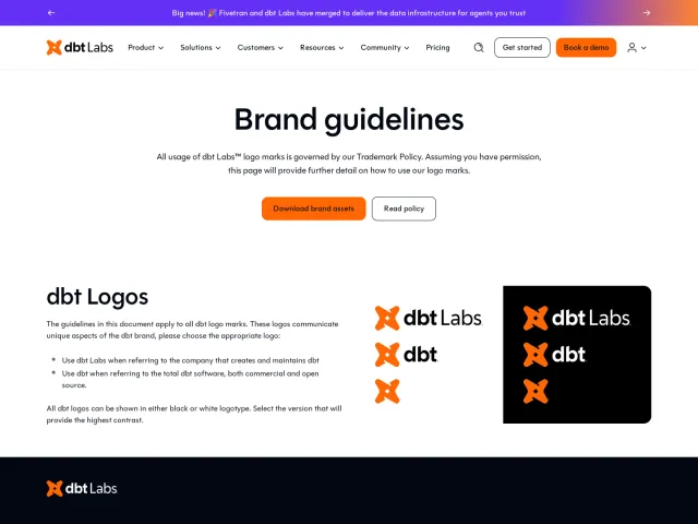 dbt Labs guidelines: dbt Labs Brand Guidelines