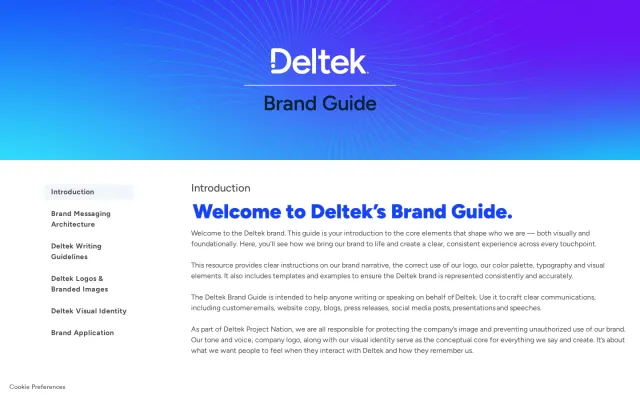 Deltek guidelines: Deltek