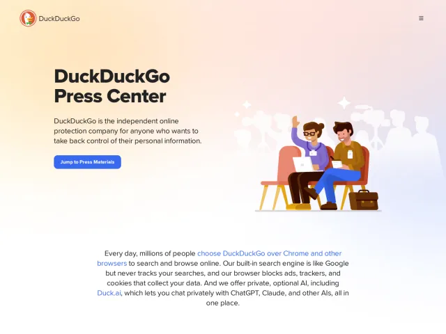 DuckDuckGo press & asset kit: DuckDuckGo Press Page