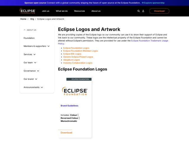 Eclipse Foundation press & asset kit: Eclipse Logos and Artwork