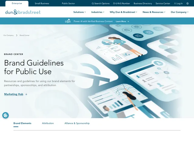 Dun & Bradstreet guidelines: Visit the Dun & Bradstreet Brand Center