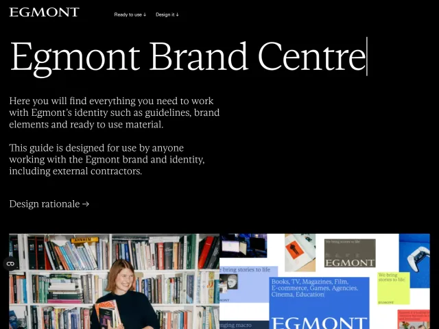 Egmont brand portal: Egmont Brand Centre