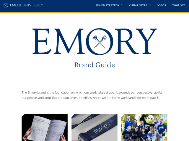 Emory University guidelines: Brand Guide