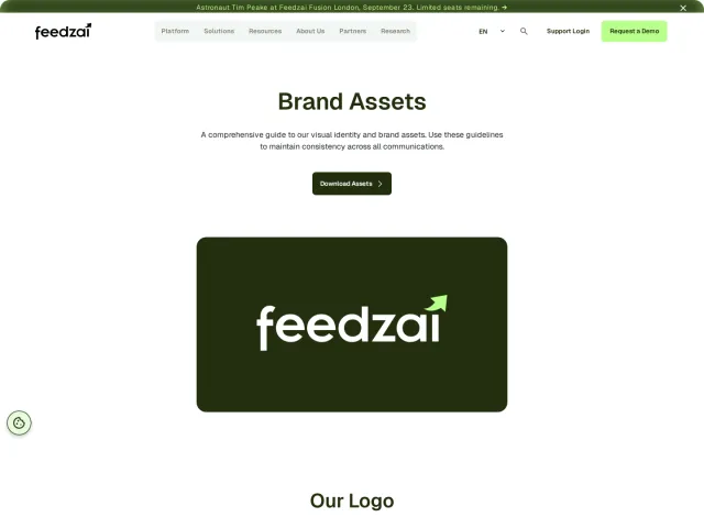 Feedzai guidelines: Brand