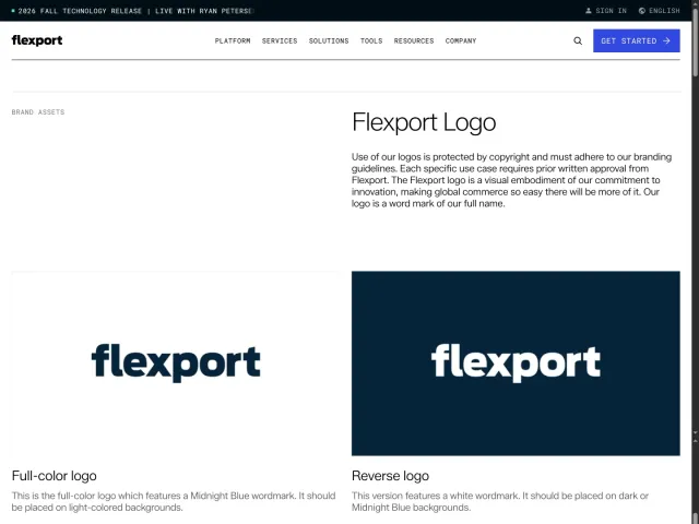 Flexport press & asset kit: Official Flexport Logos—Download Brand Assets Here