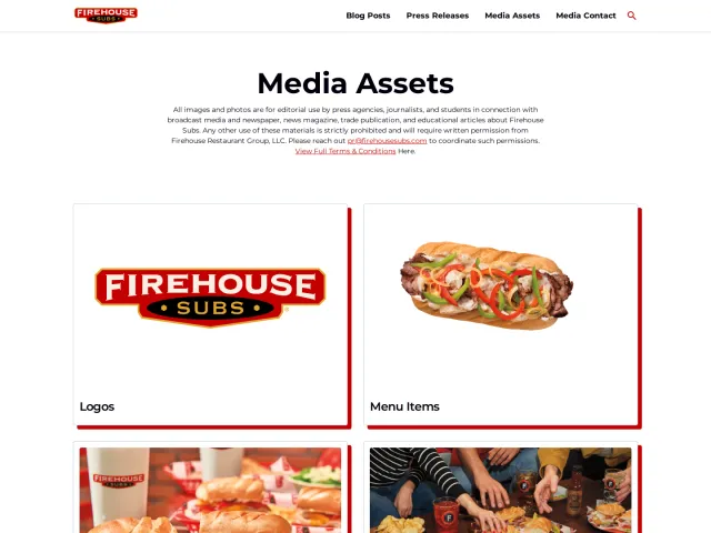 Firehouse Subs press & asset kit: Media Assets