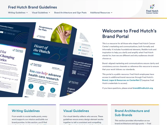 Fred Hutch Cancer Center guidelines: Fred Hutch Brand Guidelines