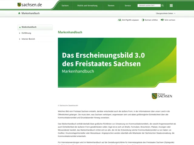Free State of Saxony guidelines: Startseite