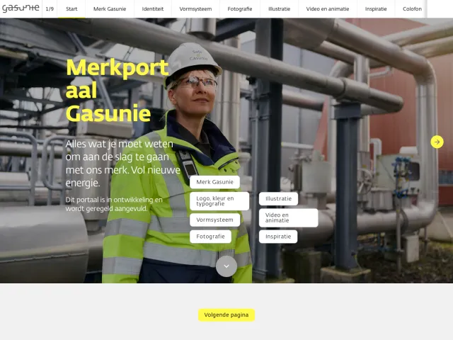 Gasunie guidelines: Start