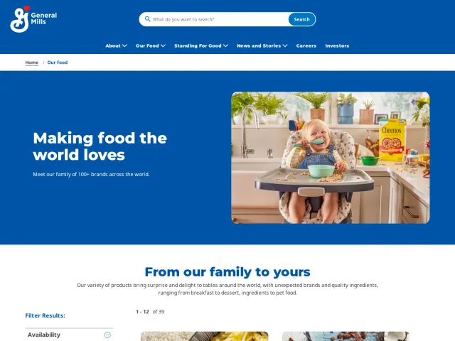 General Mills press & asset kit: Our Brands