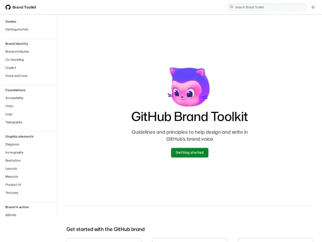 GitHub guidelines: GitHub Brand Toolkit