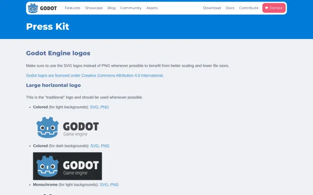 Godot Engine press & asset kit: Press Kit