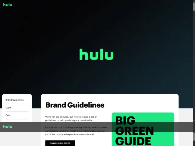 Hulu guidelines: This is Hulu