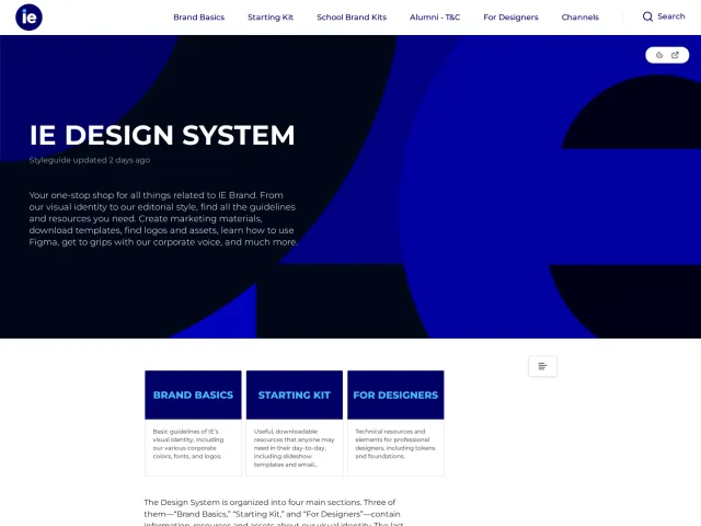 IE University guidelines: IE DESIGN SYSTEM