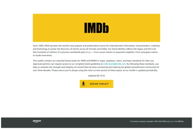 IMDb press & asset kit: Main page