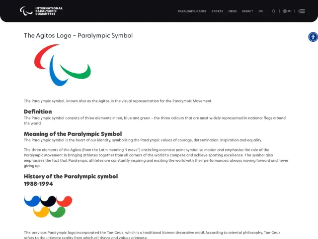 International Paralympic Committee guidelines: Paralympic Logo