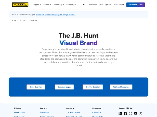 J.B. Hunt guidelines: JBH Style Guide