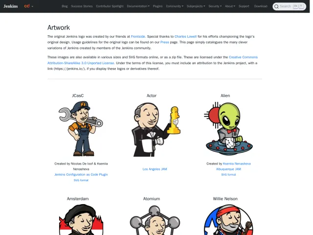 Jenkins press & asset kit: Artwork