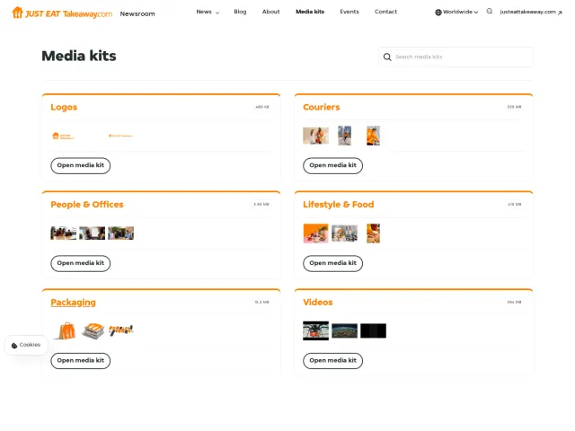 Just Eat Takeaway.com press & asset kit: Media kits