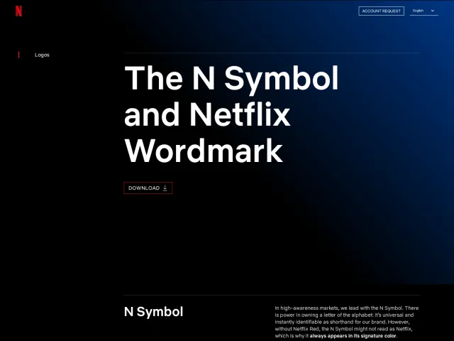 Netflix brand portal: BRAND LOGOS