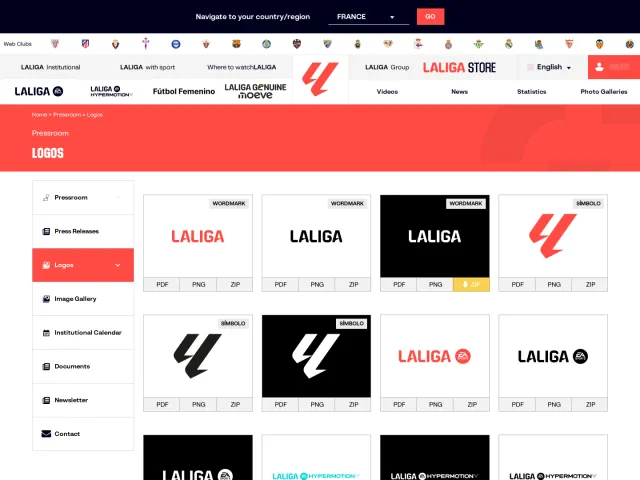 LALIGA press & asset kit: Logos