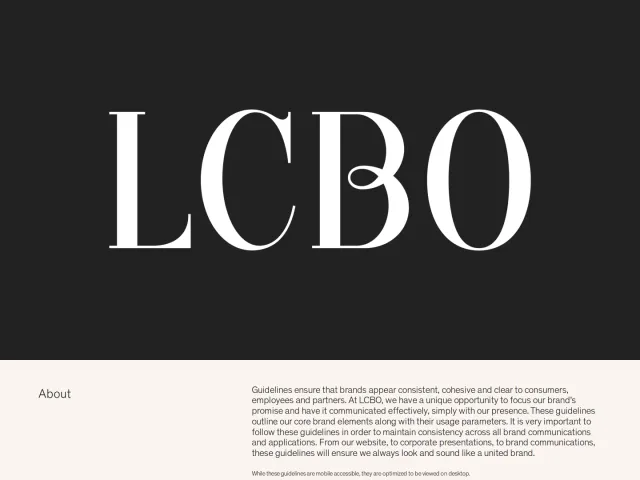 LCBO guidelines: LCBO