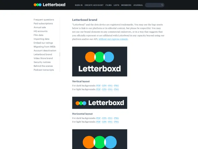 Letterboxd press & asset kit: ‎Letterboxd brand • Letterboxd