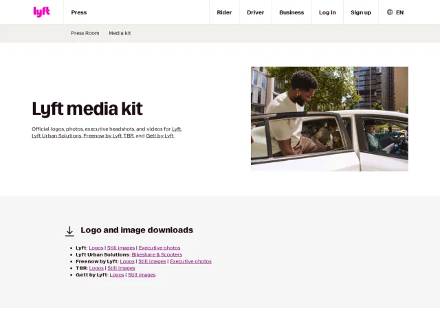 Lyft press & asset kit: Lyft Media Kit