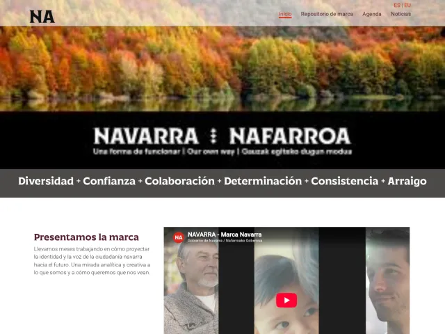 Marca Navarra brand portal: Marca Navarra