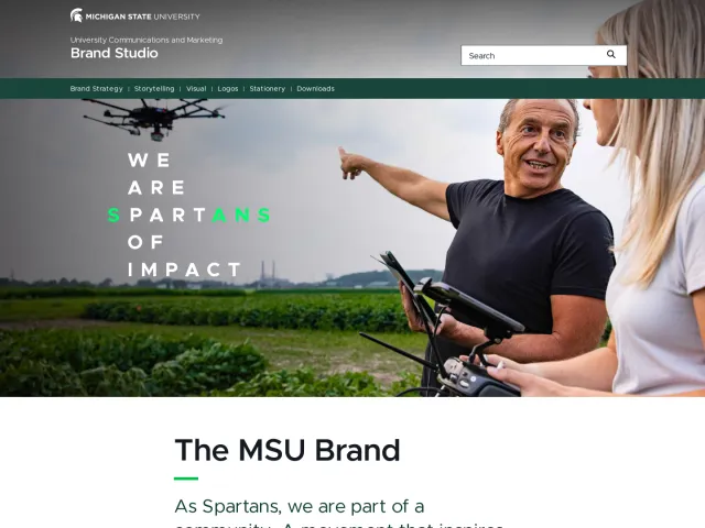 Michigan State University guidelines: MSU Brand Studio