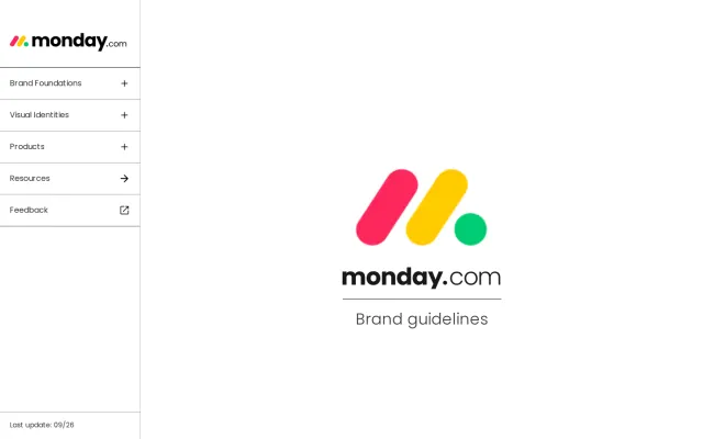 monday.com guidelines: brandbook