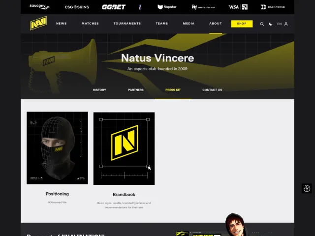 Natus Vincere press & asset kit: NAVI Press Kit
