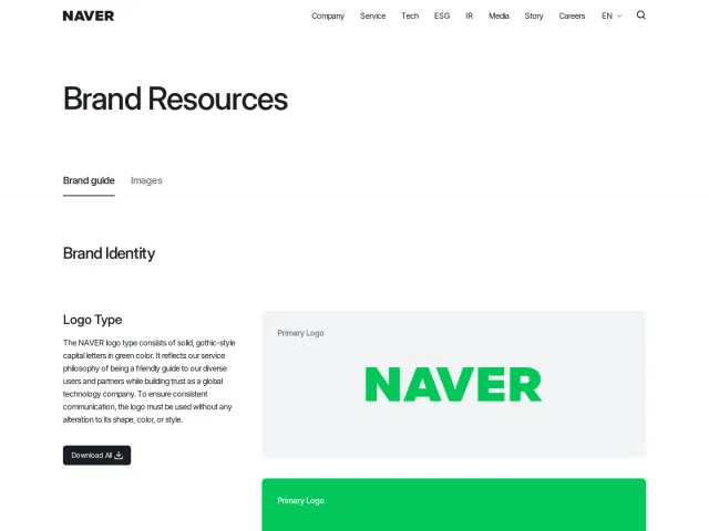 NAVER guidelines: Brand Resources l NAVER Corp.
