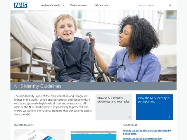NHS England guidelines: NHS Identity Guidelines