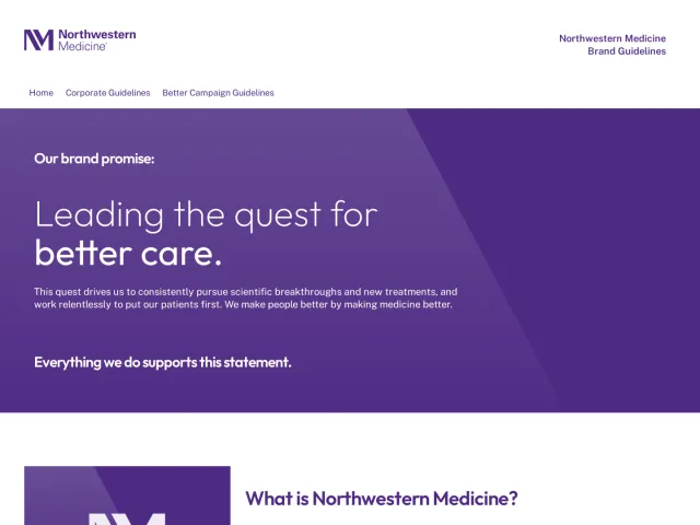 Northwestern Medicine guidelines: Northwestern Medicine Brand Guidelines